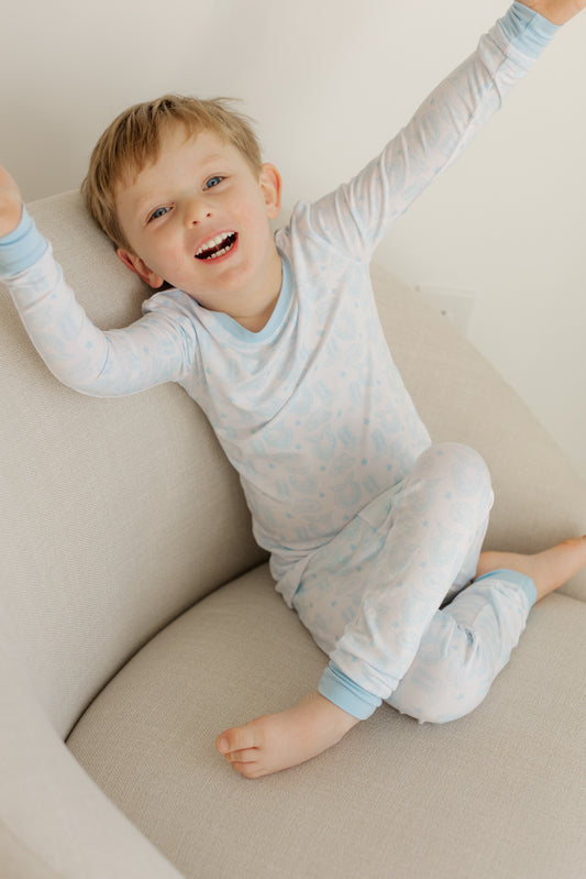 Blue Watercolor Cowboy Jam Set