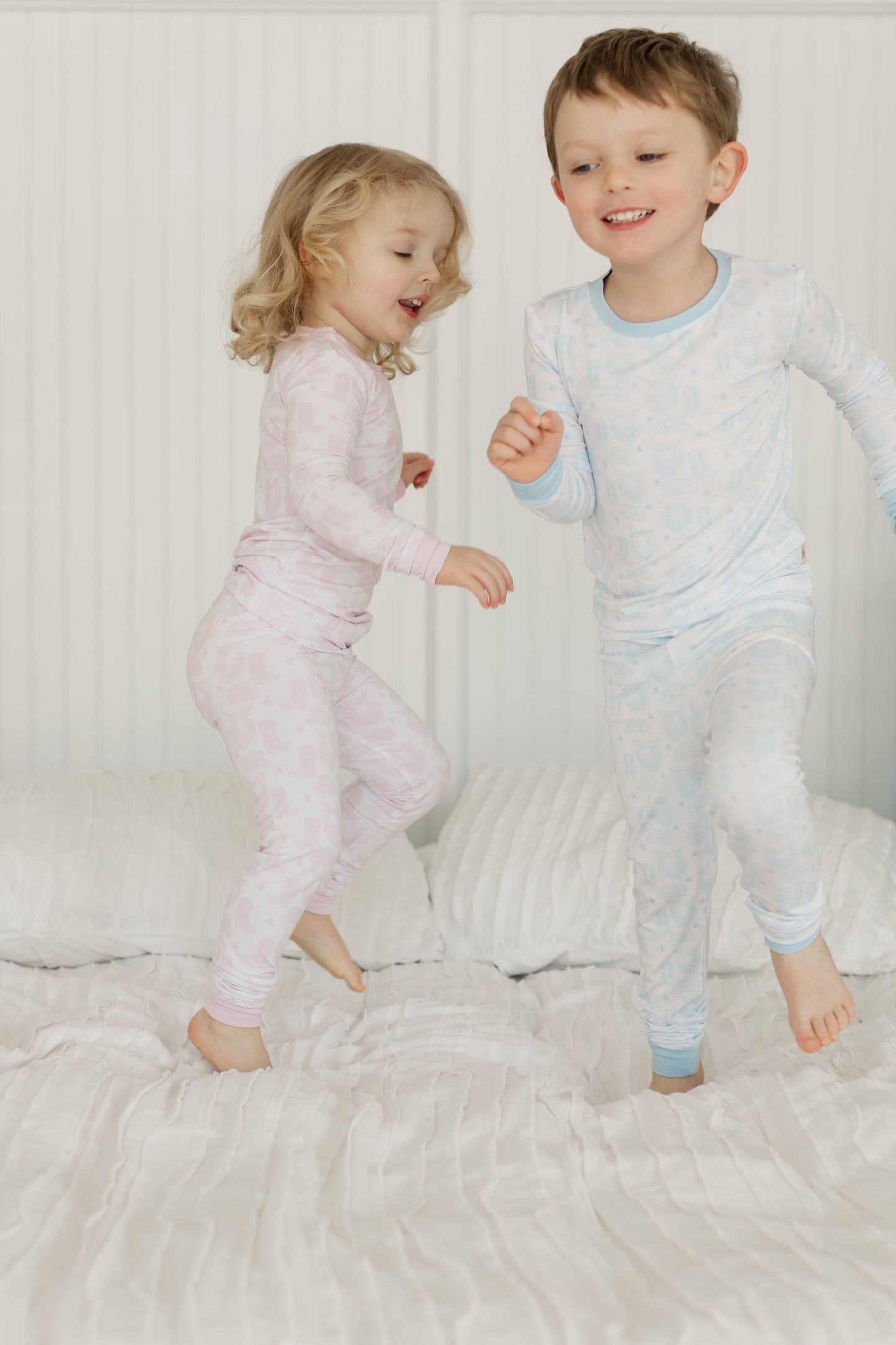 Pink Watercolor Cowboy Jam Set