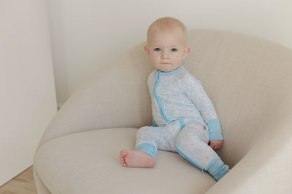 Blue Watercolor Cowboy Zip Jam