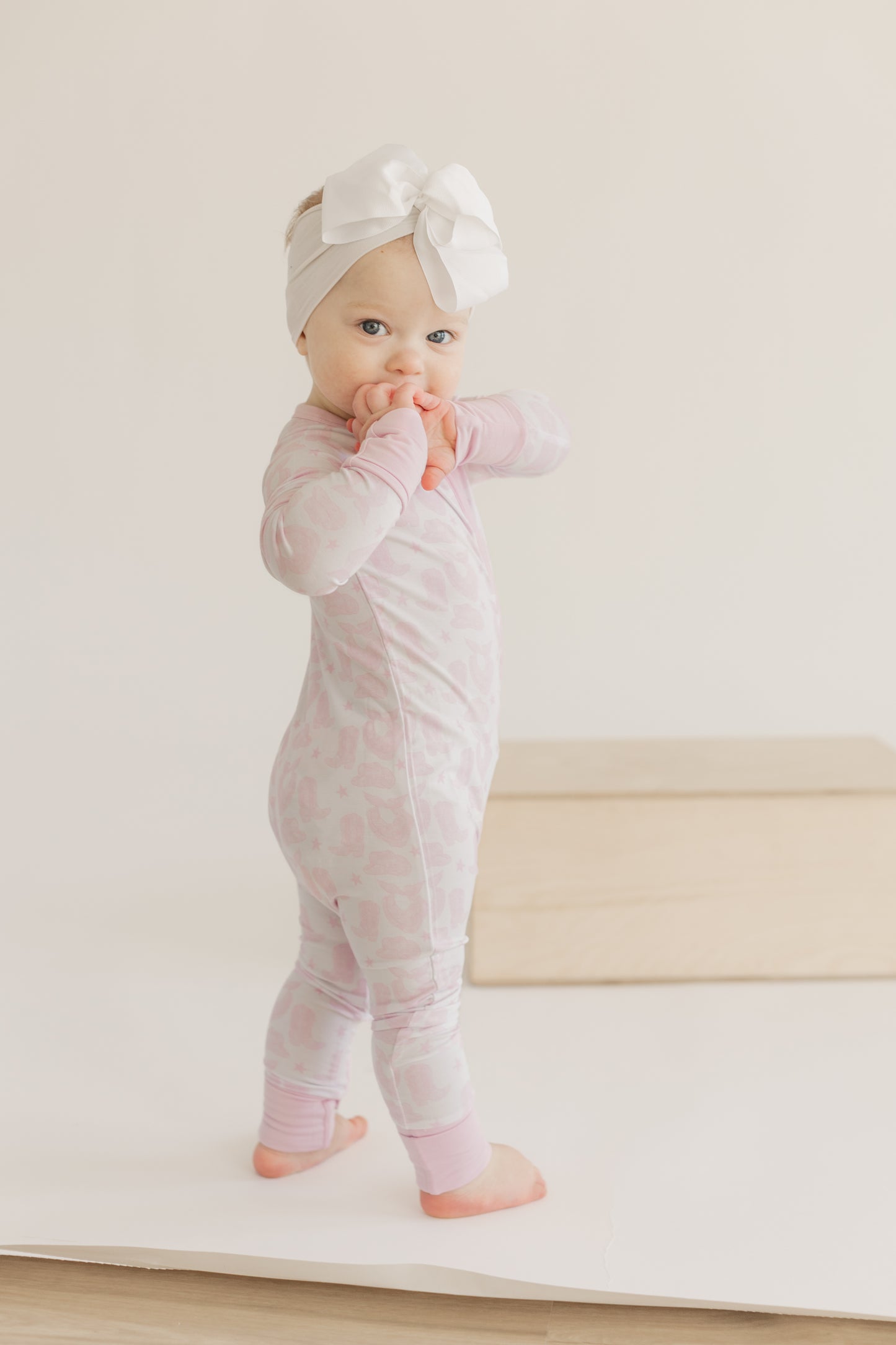 Pink Watercolor Cowboy Zip Jam