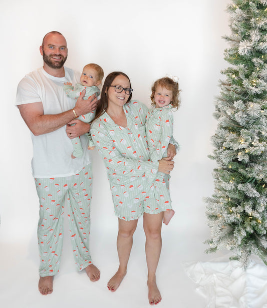 Christmas Cheer Button Down Women's Set
