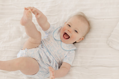 Blue Watercolor Cowboy Bubble