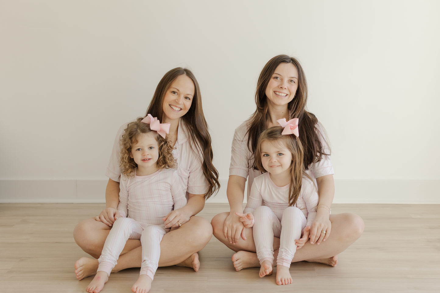 Pretty In Pink Button Down Women's Set