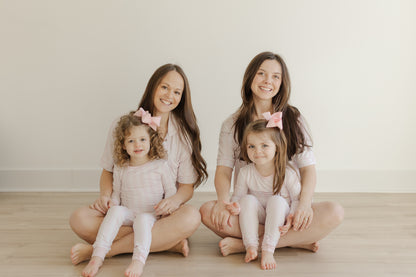 Pretty In Pink Button Down Women's Set