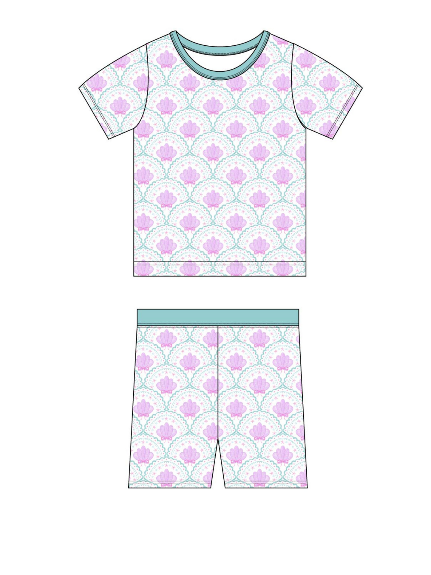 Seaside Shells Short Set