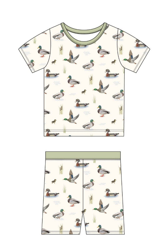 Mallard Family Jam Short Set