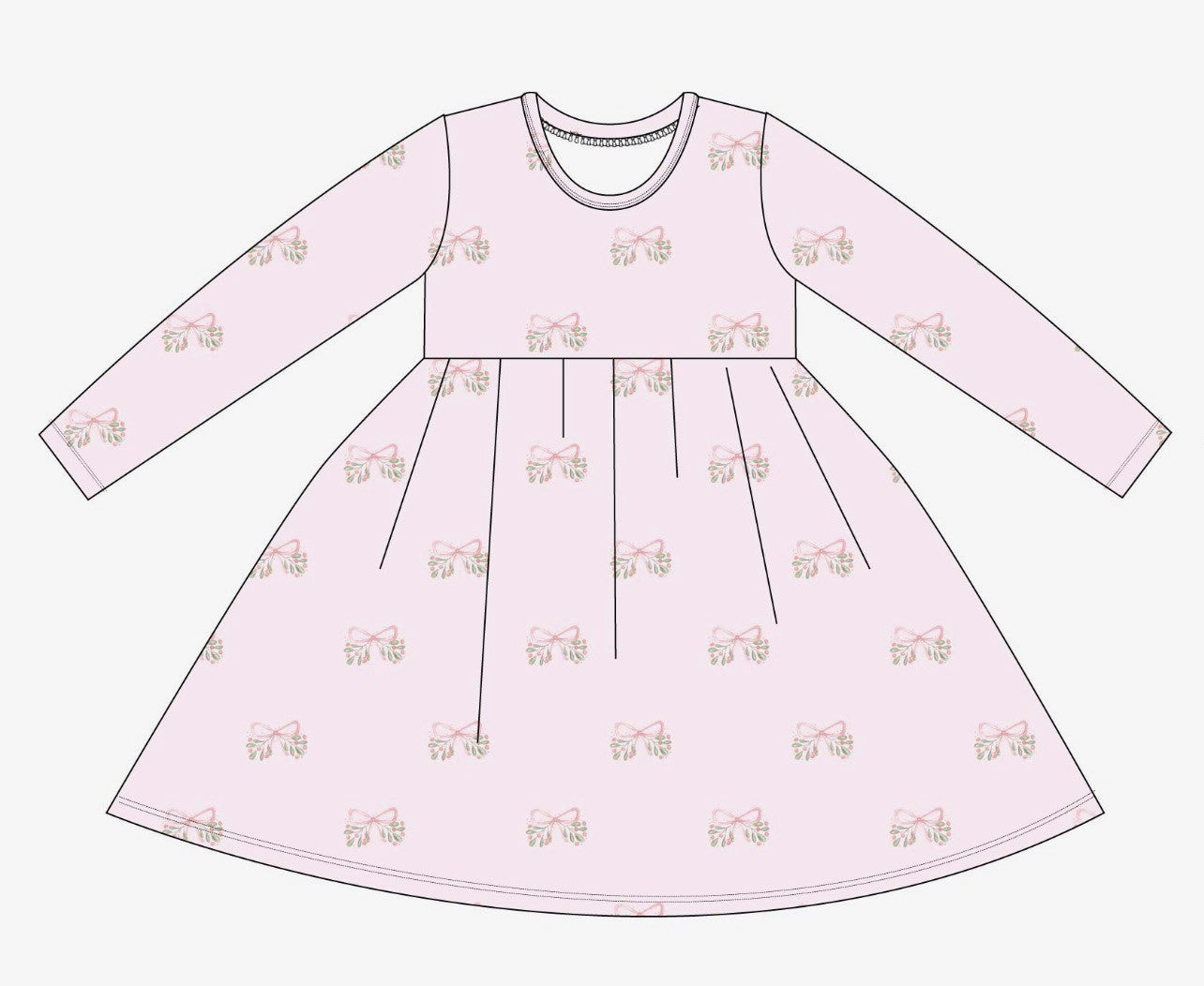 Pretty Holly Twirl Dress