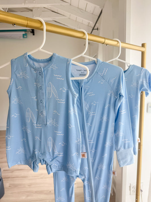 Surfs Up Sleevelss Shortie Romper