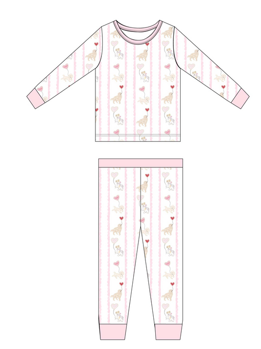 Valentine Pups Jam Set