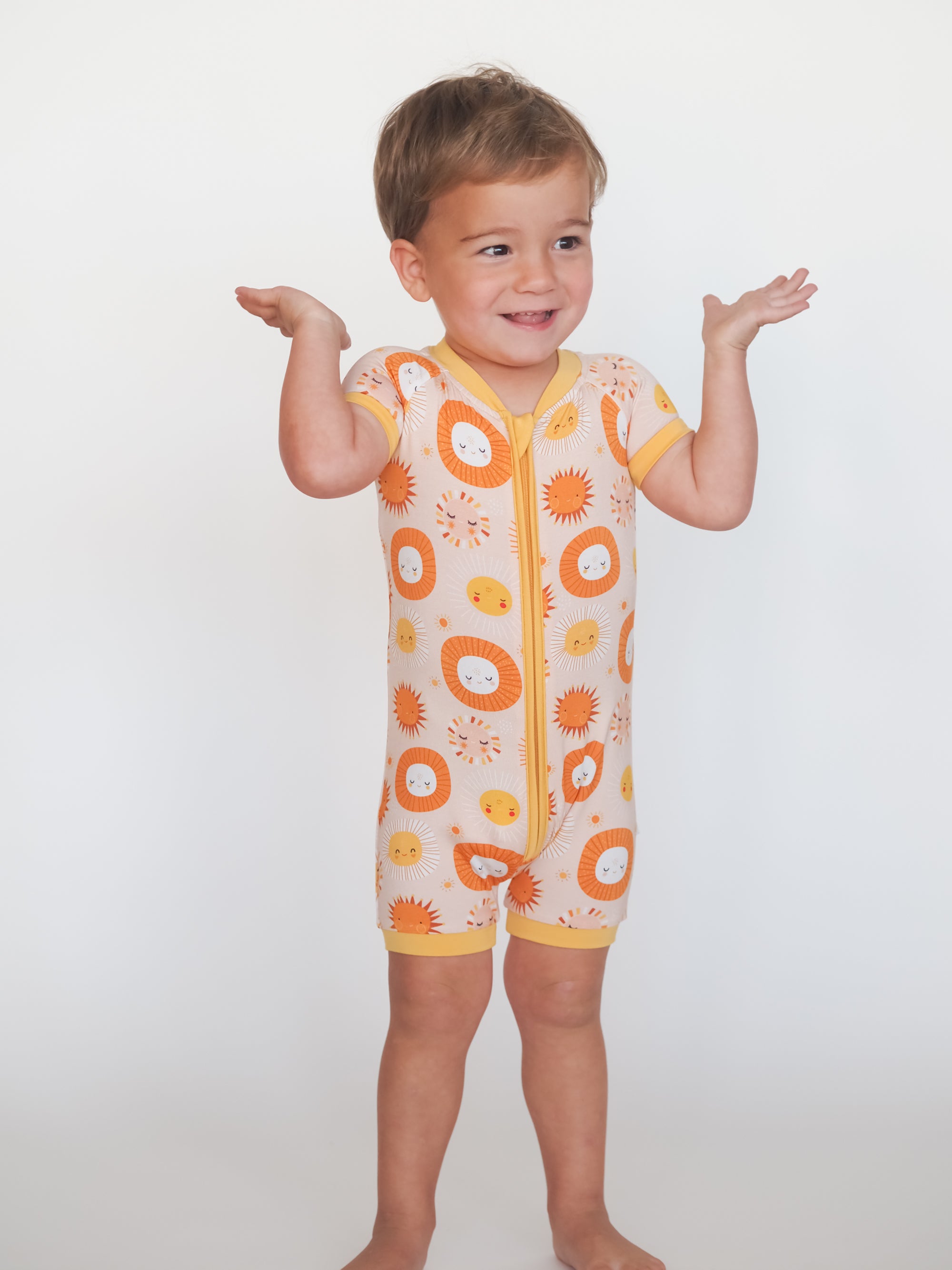 Little sale Sleepies Sunshine Shorty Romper